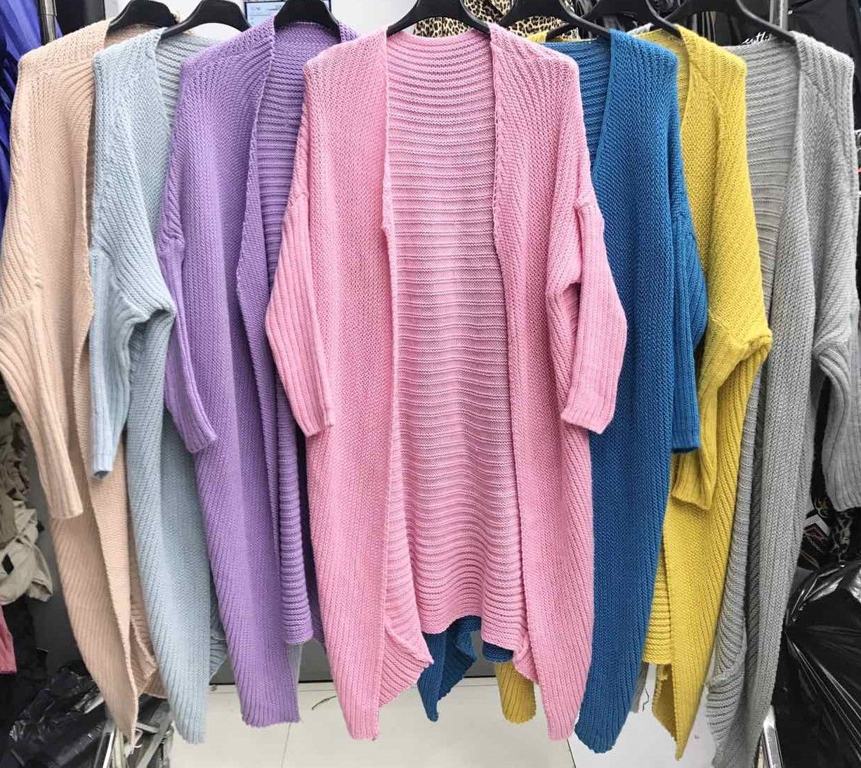dlouhý cardigan