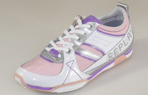 tenisky Replay - 37 - růžová, bílá, fialová, stříbrn