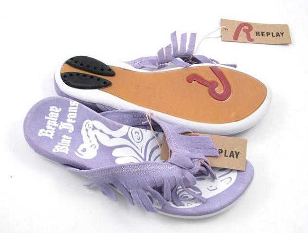 žabky Replay - 37 - světlá fialová