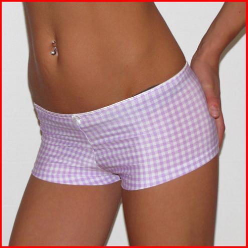 dámské kalhotky, panty - L - kostičky bílá, modrá