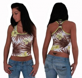 sexy top s kytkama - M/L